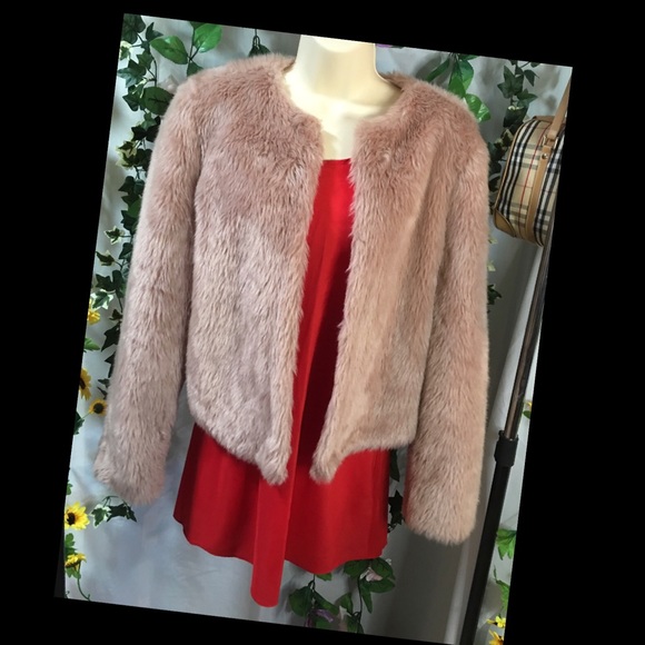 Tokito Myer Faux Fur Cropped Jacket 